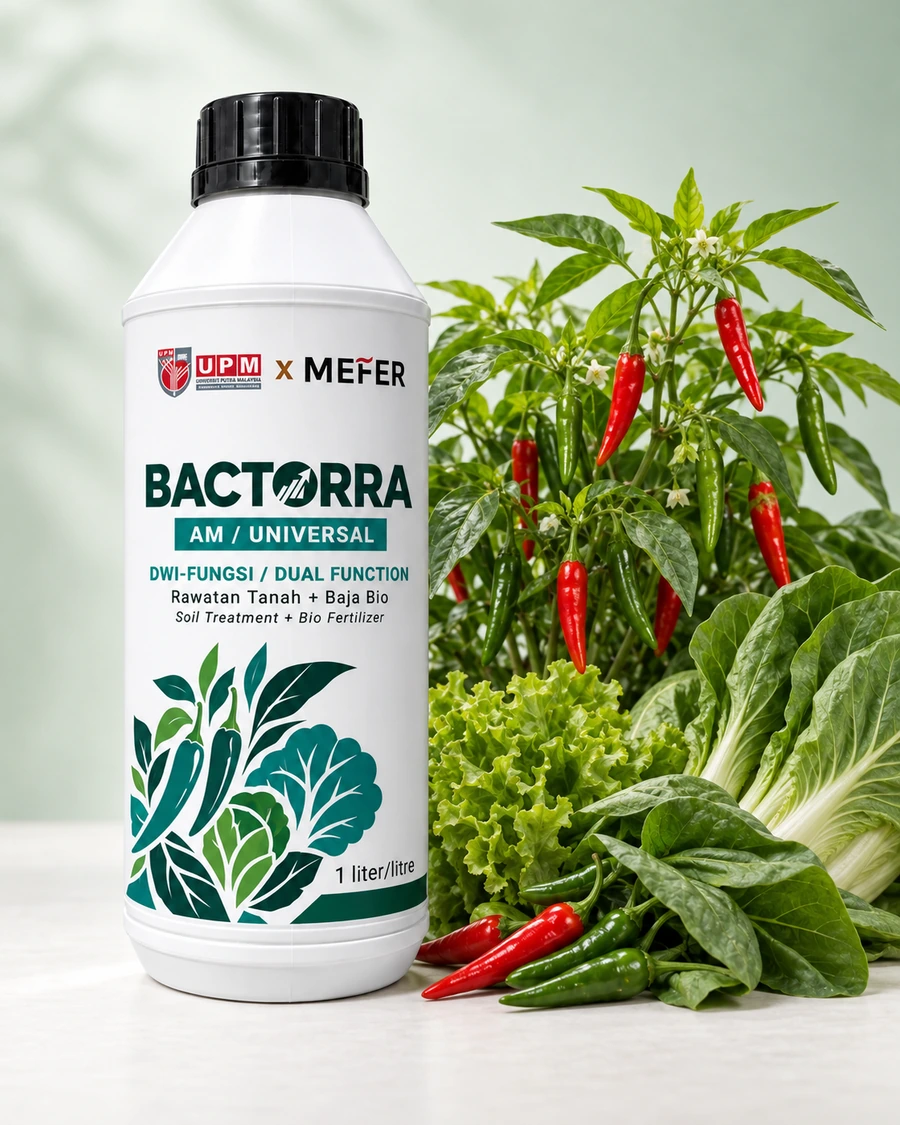 Botol Bactorra Am / Universal bersama tanaman cili dan sayuran
