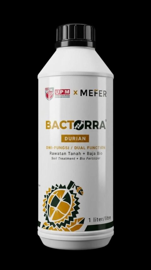 Botol Bactorra Durian 1 liter UPM × MEFER