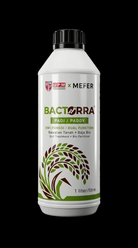 Botol Bactorra Padi 1 liter UPM × MEFER